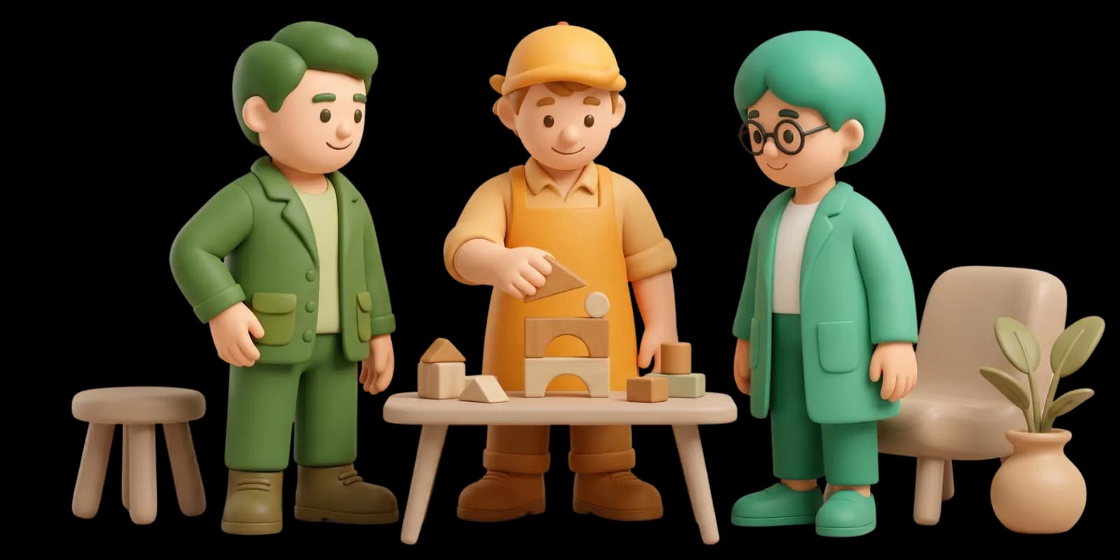 Stiller Handwerker